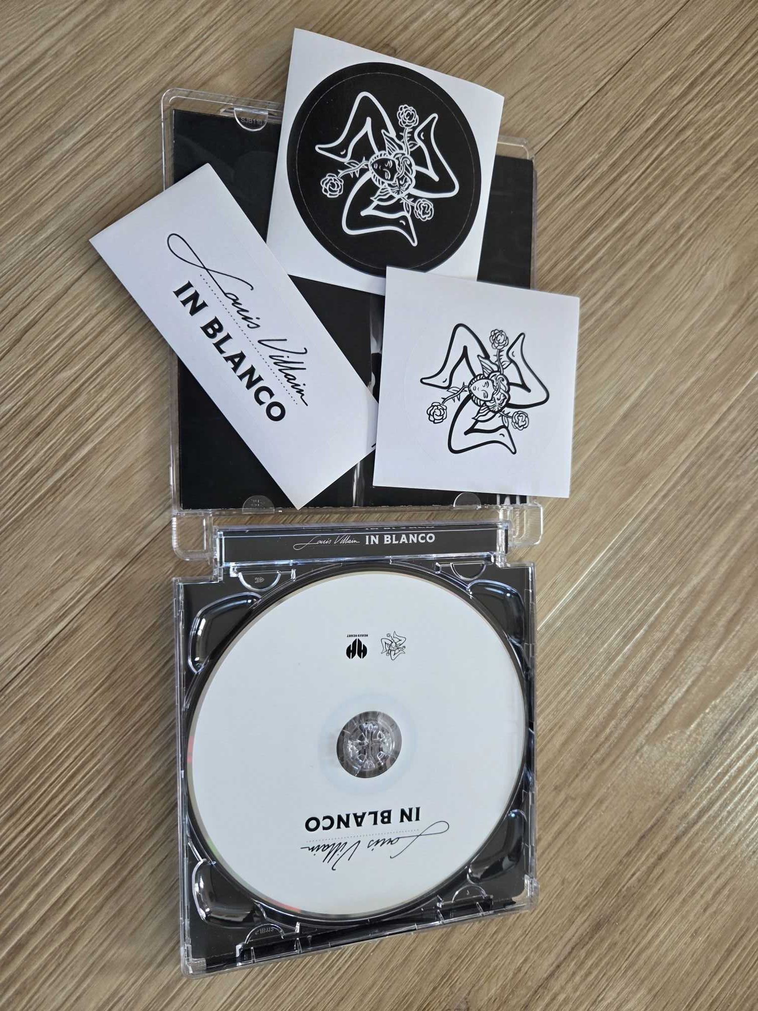 Louis Villain "In Blanco" + koszulka L + 3 wlepki - wersja preorder CD