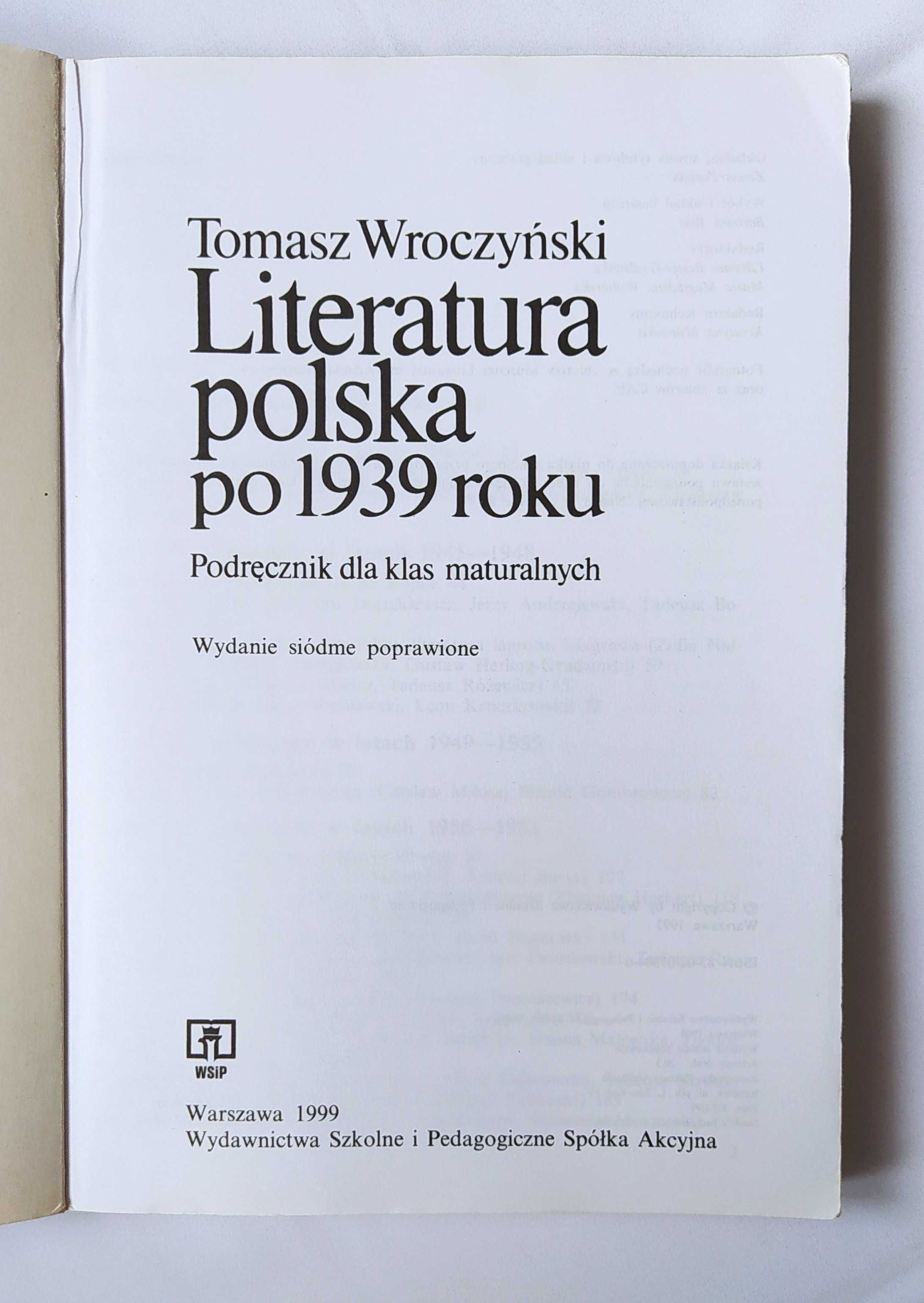 Literatura polska po 1939 roku