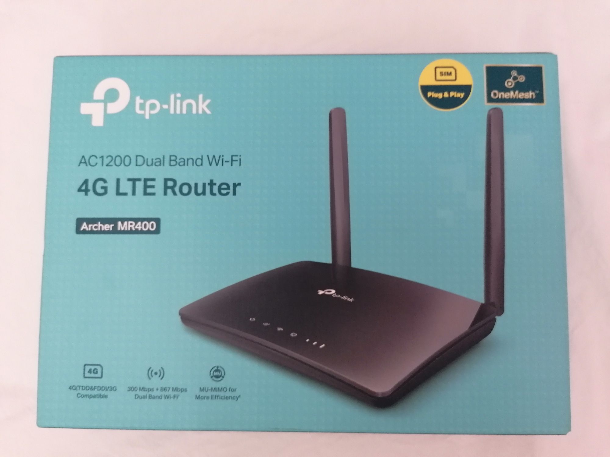 Roteador TP-LINK 4G, MR400, *NOVO*