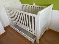 Berço Trama Stella Cot Branco 70x140