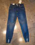 Spodnie jeans skinny z cyrkoniami r 38