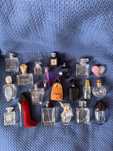 Kolekcja flakonów perfum - Jo Malone Dior Guerlain MCD Herrera Hermes