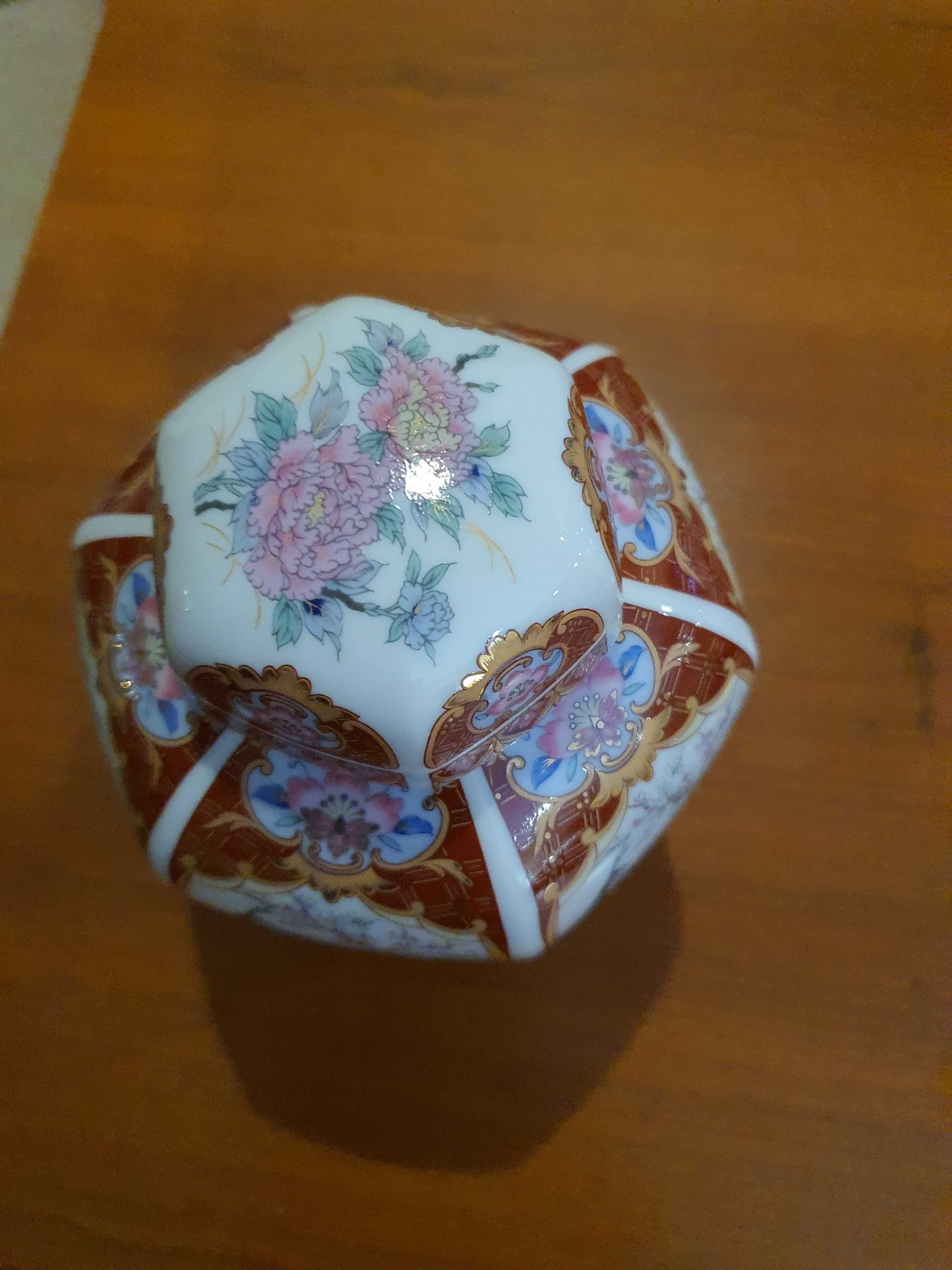 Pote com tampa em porcelana – Satsuma Japan