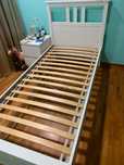 IKEA Hemnes białe pojedyńcze łózko