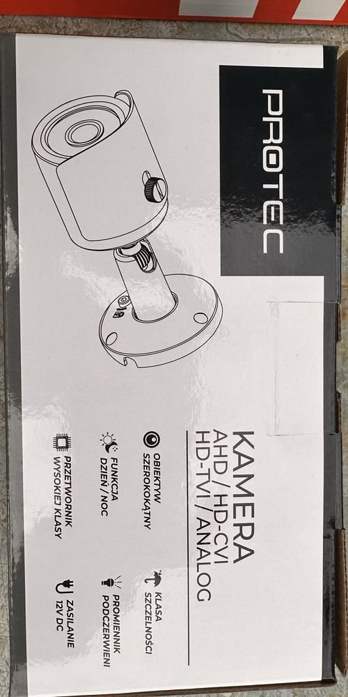 Zestaw monitoringu 4xkamera 8mpx rejestrator 1TB monitoring