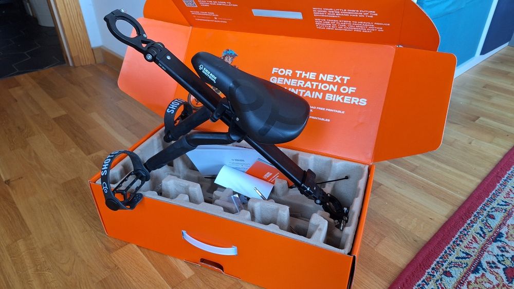 Dziecięce siodełko rowerowe Shotgun Pro