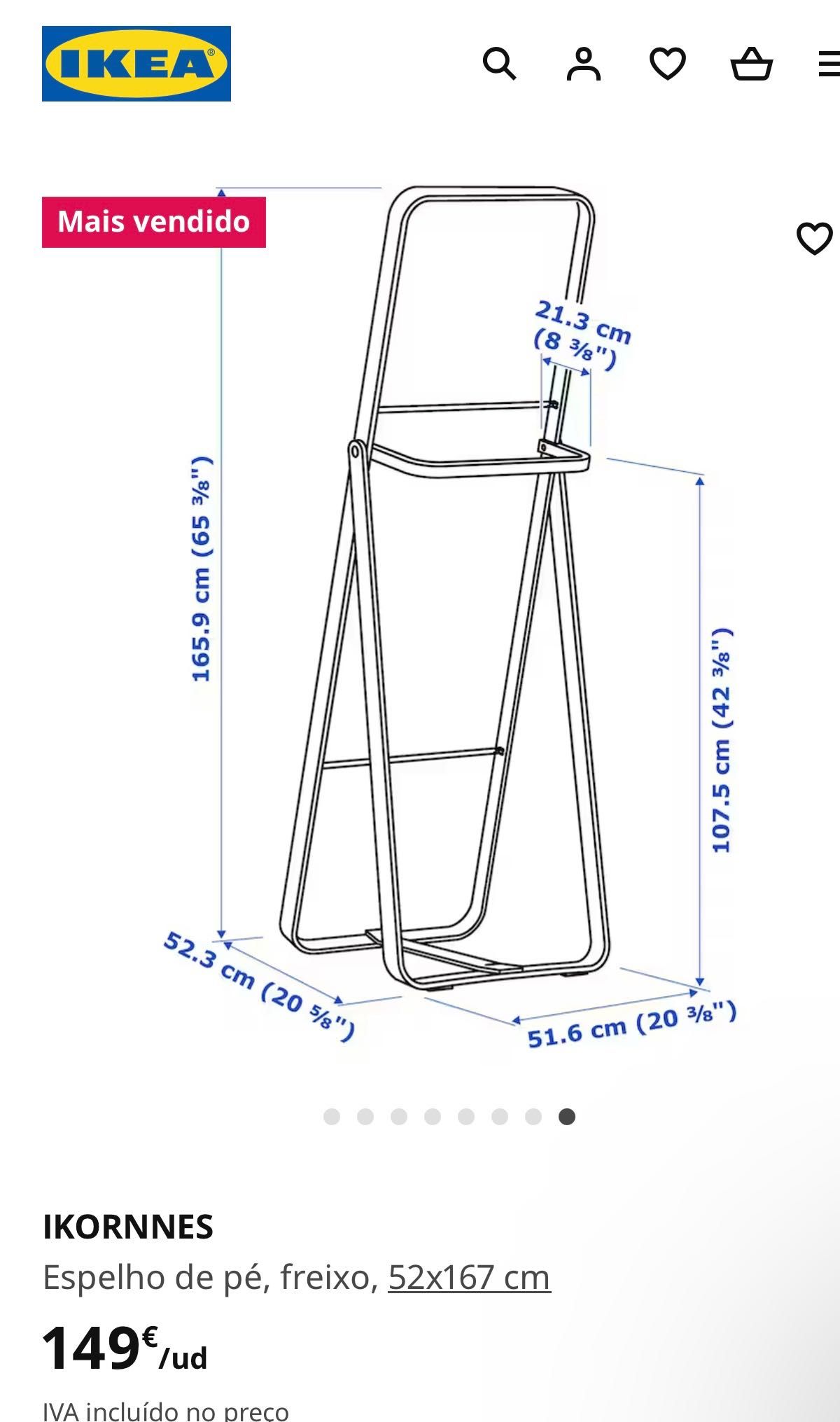 Espelho de pé - IKEA