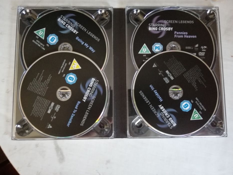 Colecção 4 filmes clássicos de Bing Crosby (portes grátis)