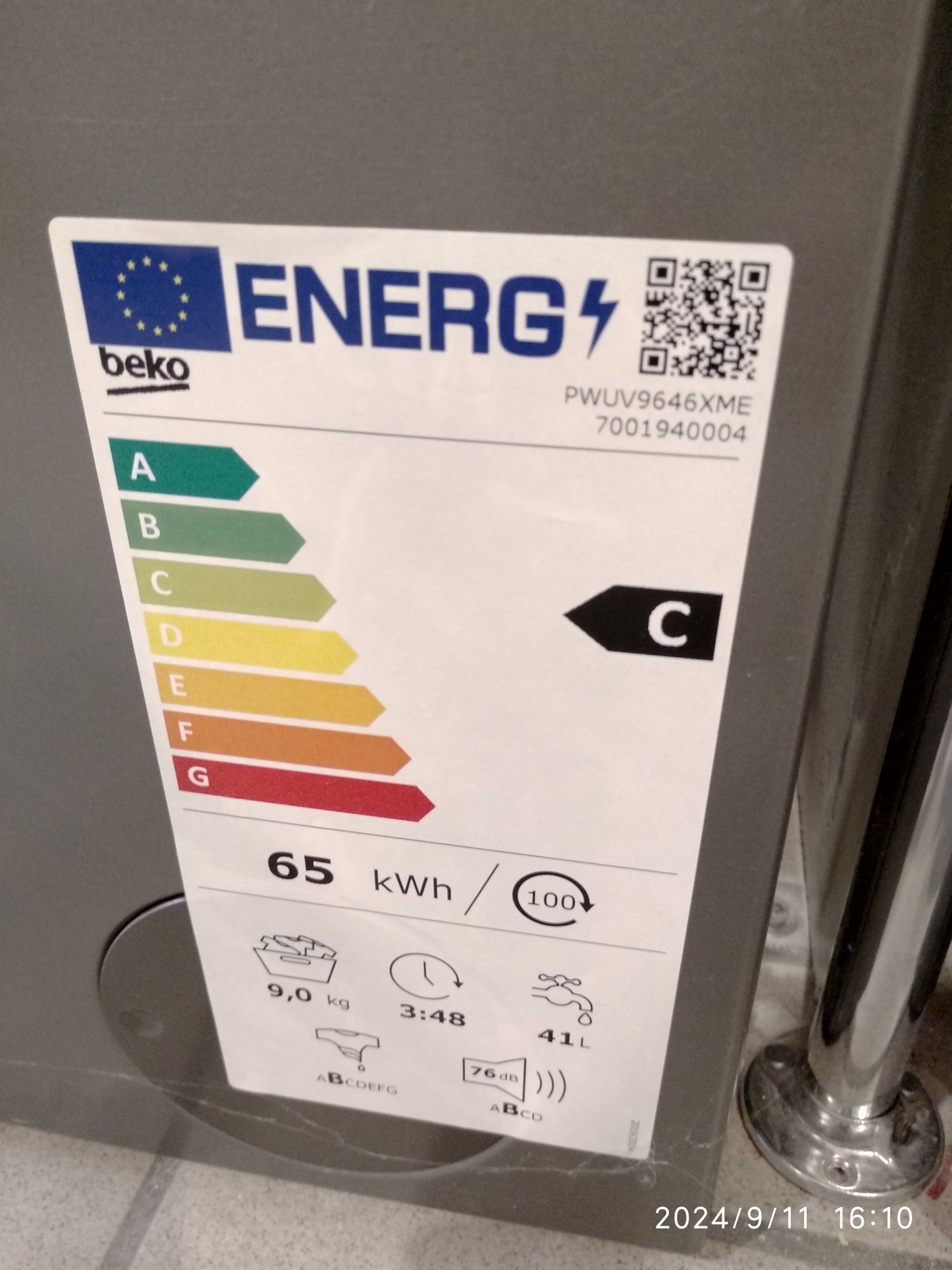 OUTLET Janki ul Wspólna 6 Pralka BEKO PWUV9646XME