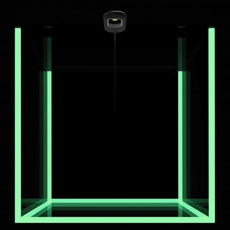 (Комплект) Аквариум Куб с люминисцентными гранями5л.