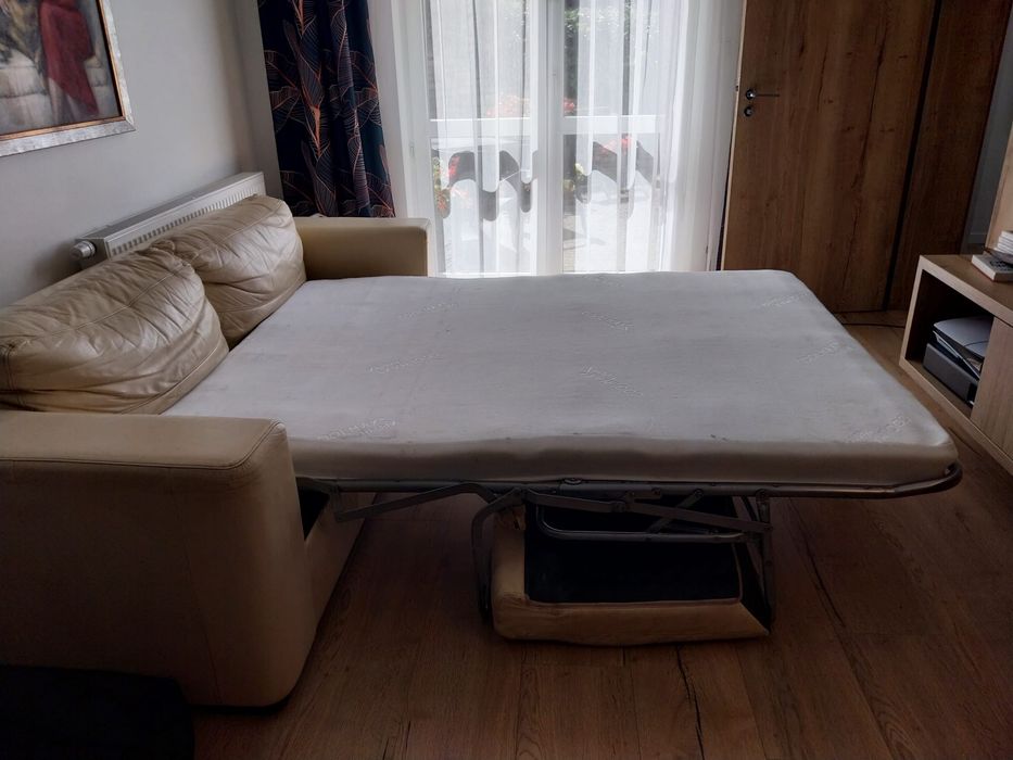 Sofa skórzana z funkcją spania Vero Bellis