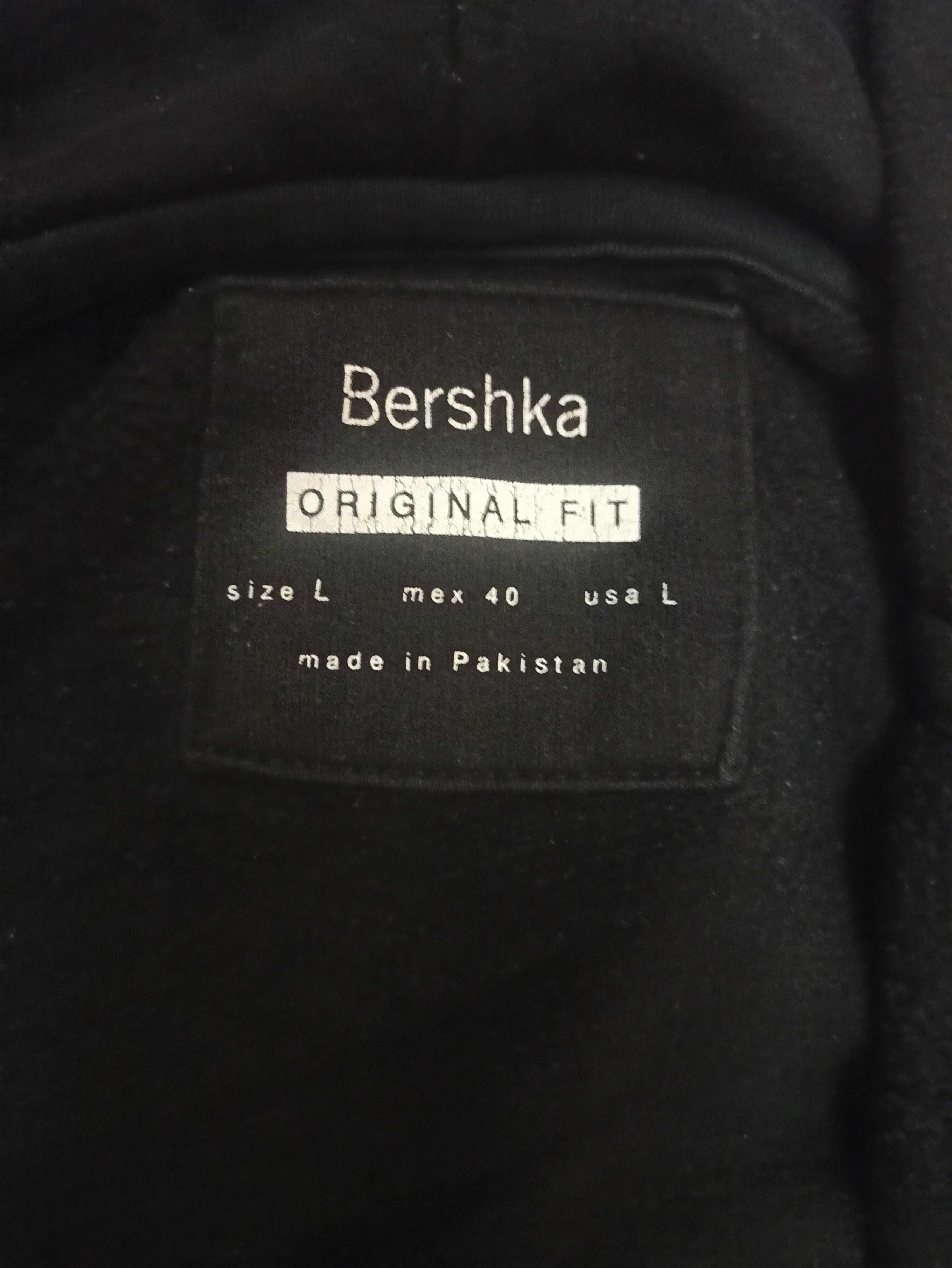 Мужская кофта Bershka (размер EUR L/MEX 40, цвет: черный)