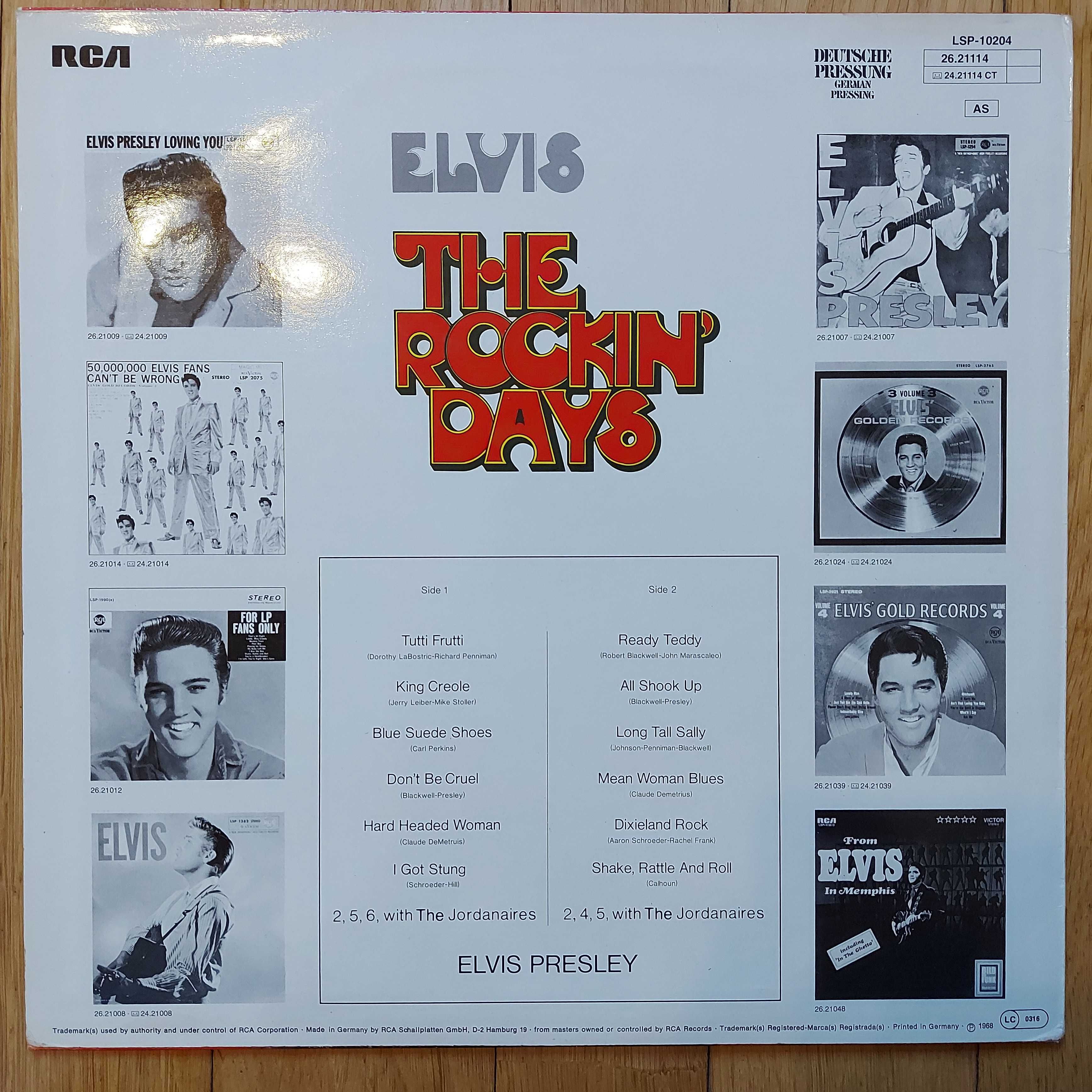 Elvis* The Rockin' Days  Ger  (EX+/EX-)