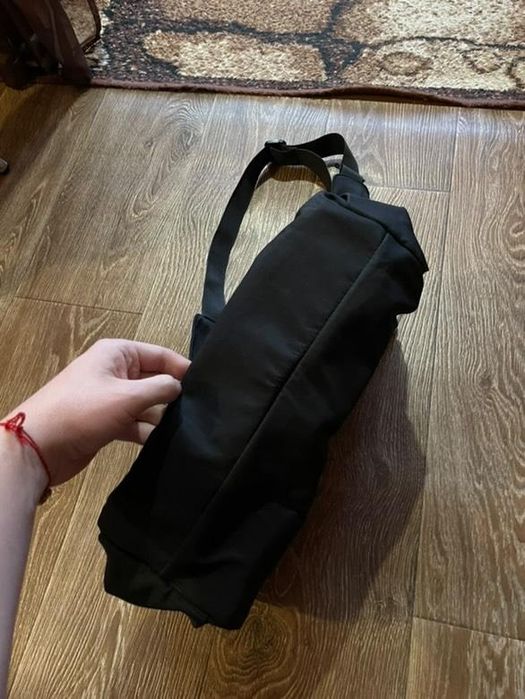 Чорна сумка карго нейлон