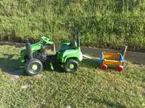 Traktor jezdzik na pedały duży