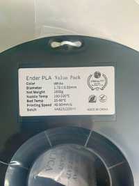Філамент Ender PLA 1kg білий