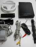 Konsola Nintendo Wii RVL-001 Japońska NTSC-J + kable, pad, kierownica