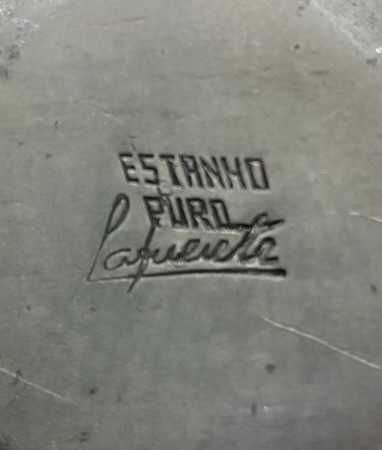 Castiçal Vela grossa Puro Estanho