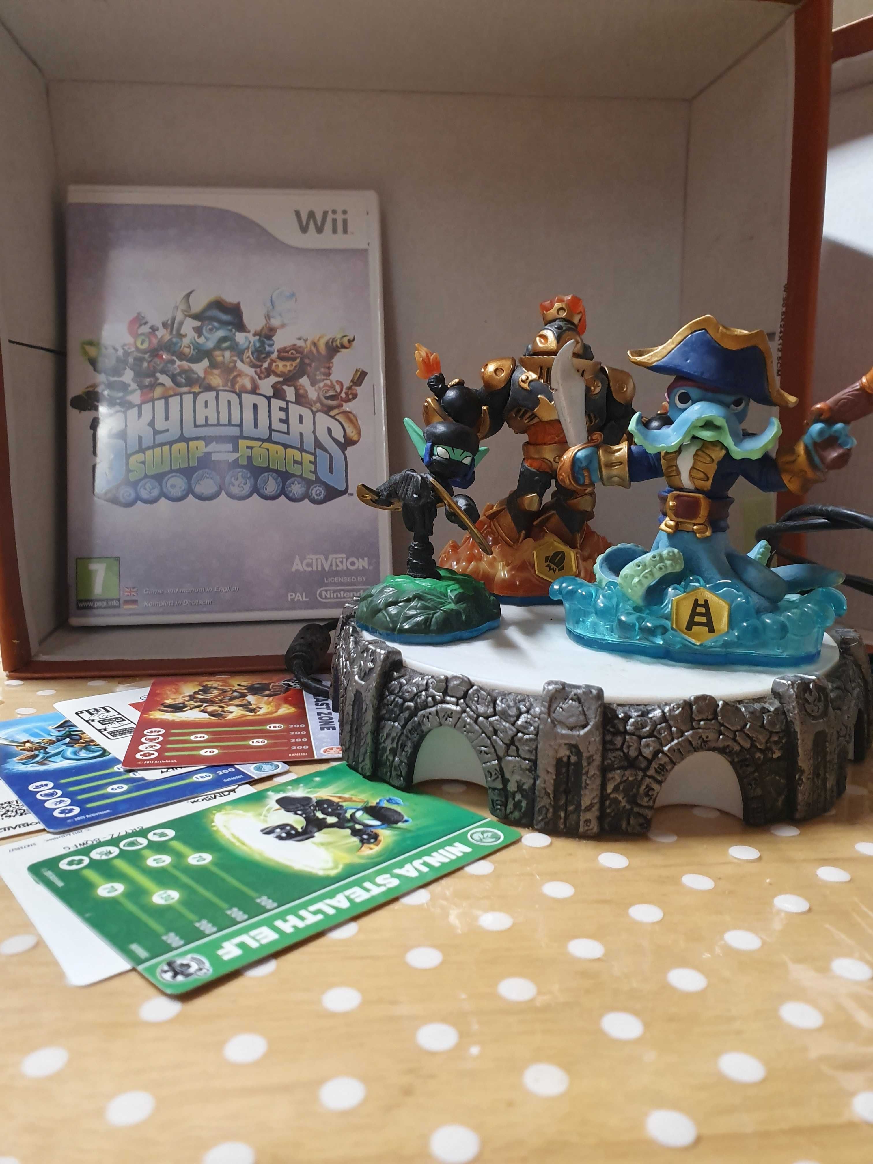 Skylanders Swap Force para Wii + 3 figuras e plataforma