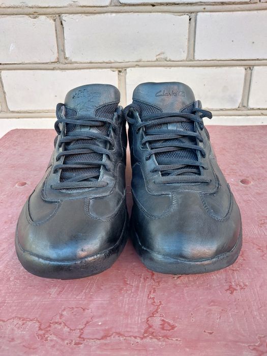 Clarks мокасины кроссовки  оригинальные Англия натуральная кожа р 46