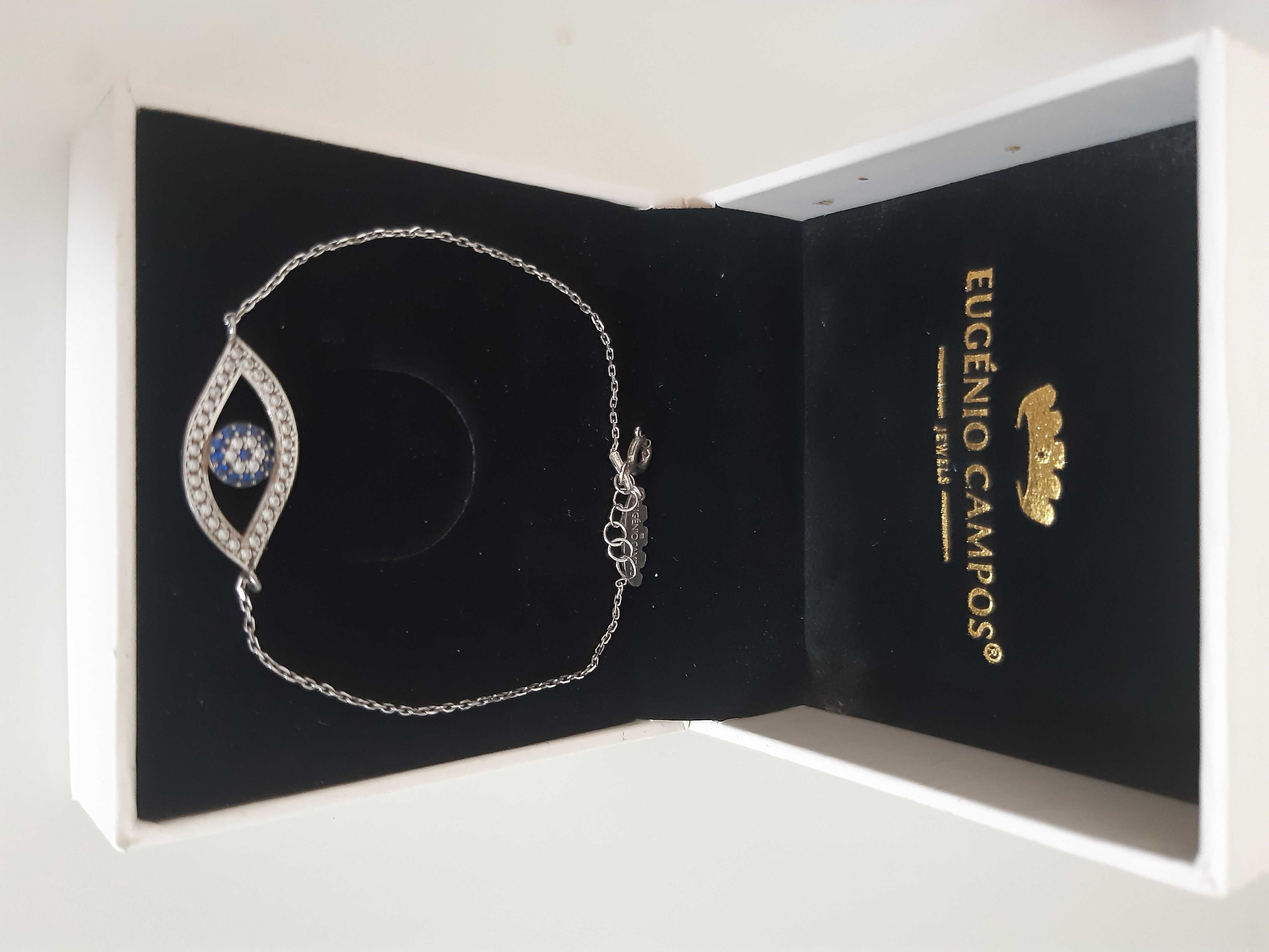 Pulseira Blue Mystic Eye em Prata com Zircónias – Eugénio Campos