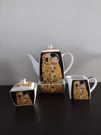 Zestaw porcelany Pocałunek Klimt