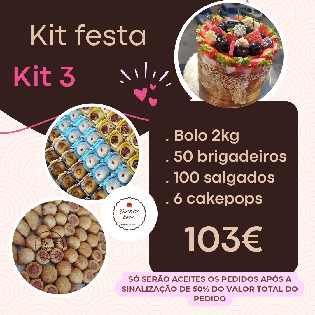Kit festa de aniversário