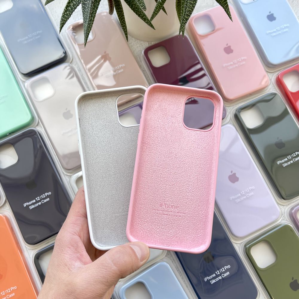 Чохол Silicone case для iPhone 12 / 12 Pro Чехол на Айфон 12 / 12 Про