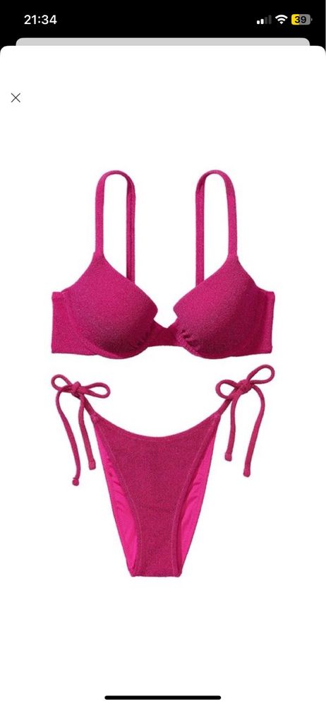 Купальник victoria's secret з пушап s 34d (75d)