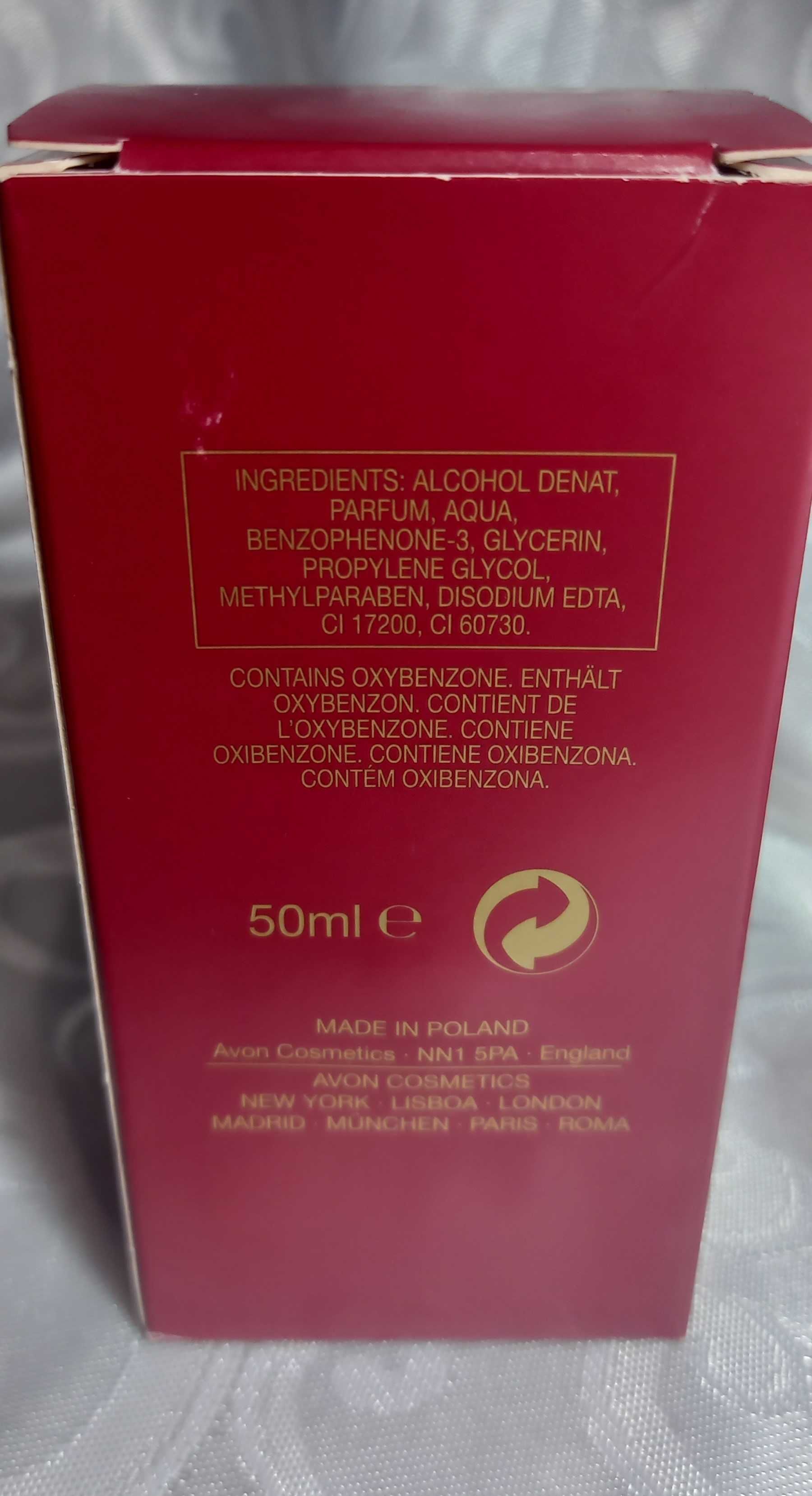 UNIKAT Avon Rare Rubies edp 50 ml orientalno - przyprawowe