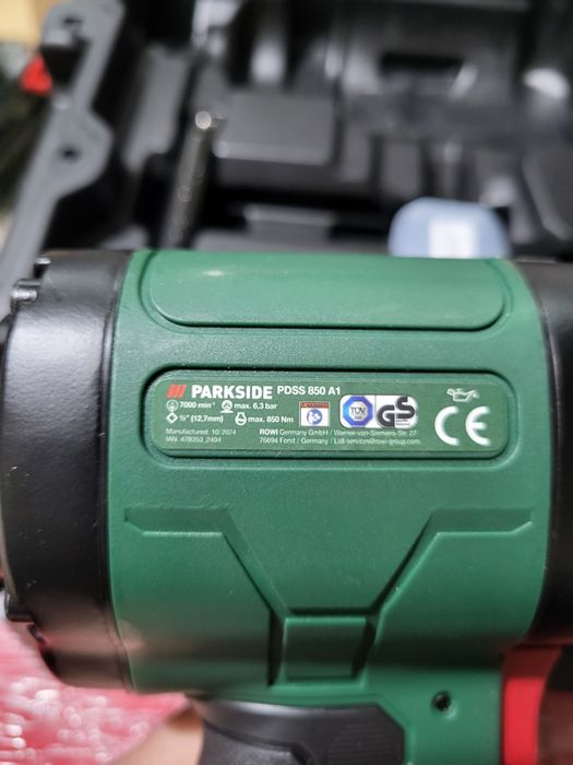 Пневмотичний ударний гайковерт Parkside PDSS 850 A1