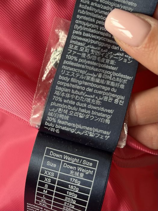 Kurtka puchowa zimowa damska Tommy Jeans M nowa