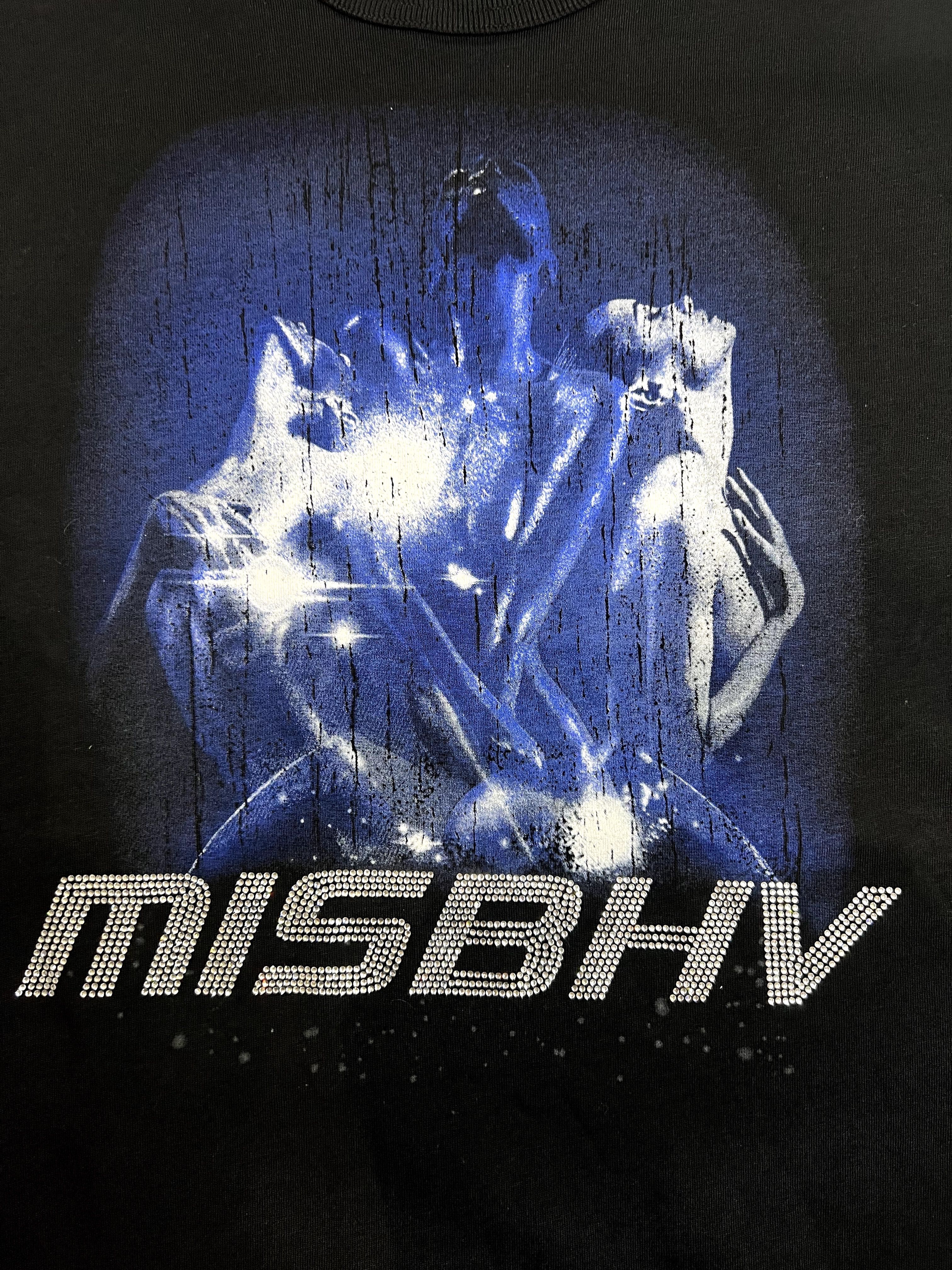 MISBHV - Koszulka 2001 T-Shirt Black/Blue