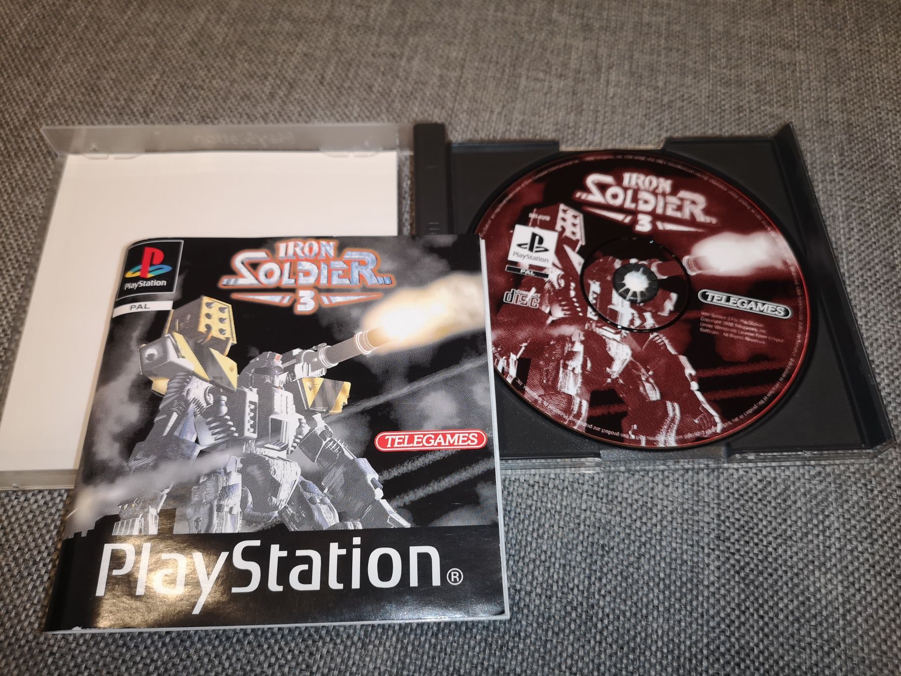Iron Soldier 3 PSX PS1 gra ANG (rzadkość na rynku) BDB+