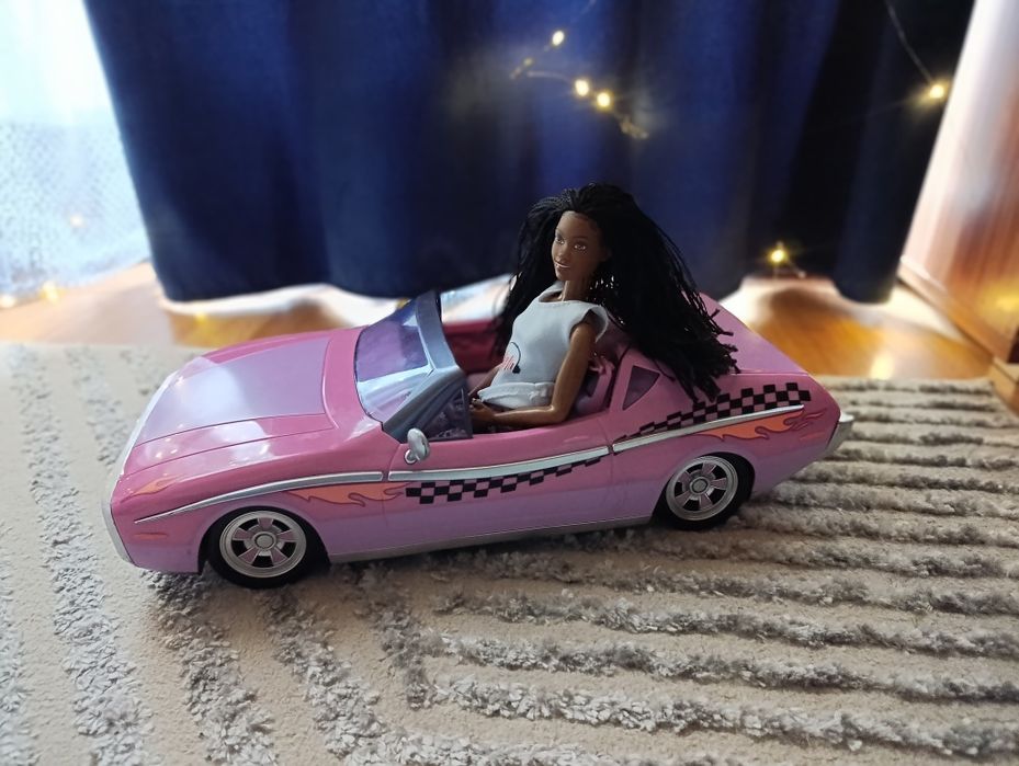 Auto Cabrio dla lalki Barbie  L.O.L i Rainbow high -różowy