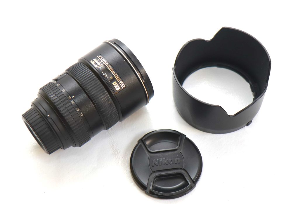 Lente Nikon 17-55mm f\2.8 objetiva em boas condições