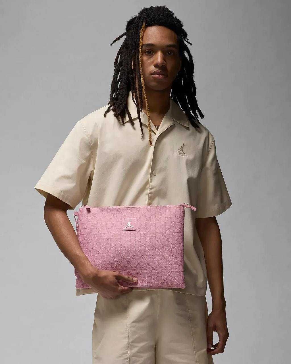 100% ОРИГИНАЛ Nike Jordan Pouch bag L чехол розовый сумка В НАЛИЧИИ