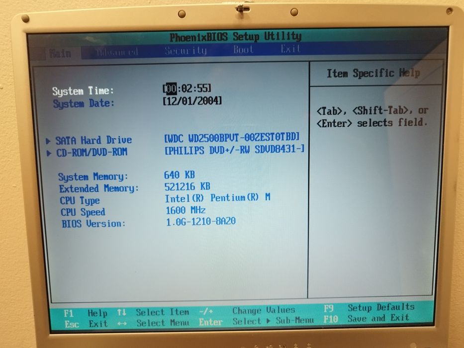 Laptop Fujitsu Siemens Amilo 20 letni