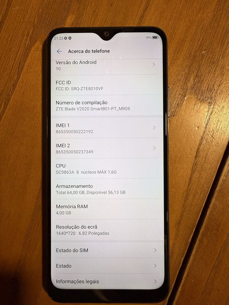 Smartphone ZTE V2020 Z8010