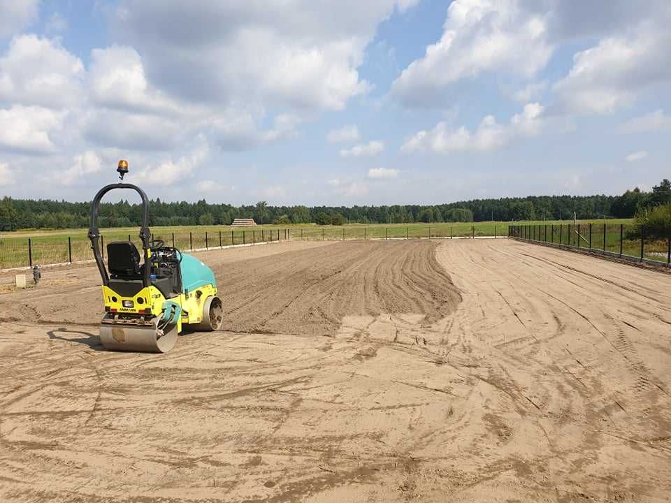 ROBOTY ZIEMNE USŁUGI WYKOPY - minikoparka - glebogryzarka - walec