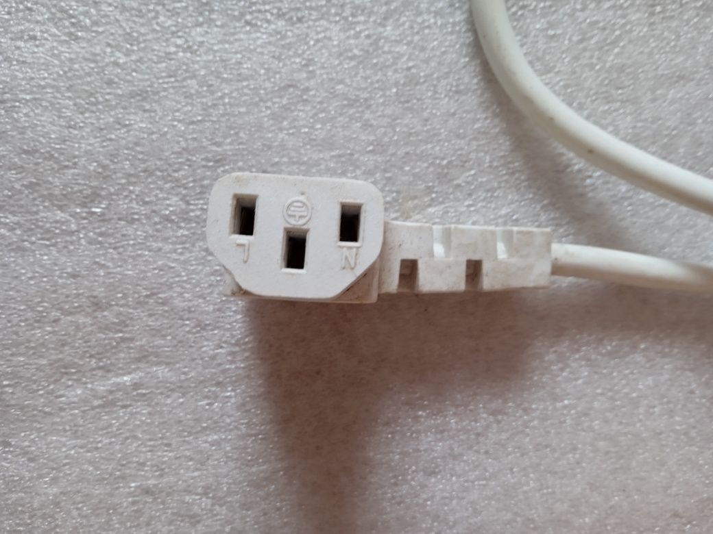 Сетевой кабель шнур провід  220V 3 pin для ПК принтера телевизора