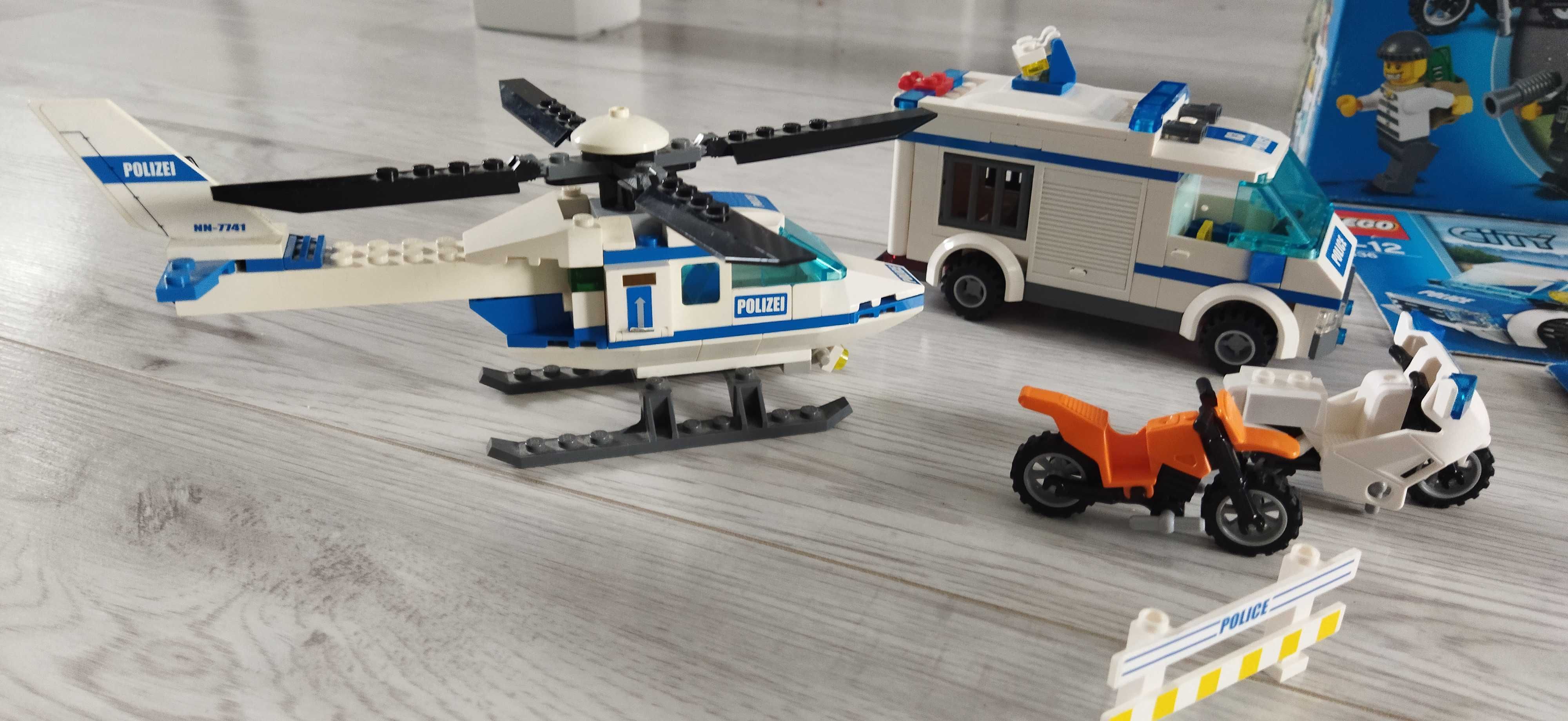 LEGO 7286 City Prisoner Transport + helikopter +instrukcja+opakowanie