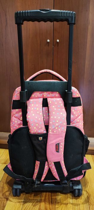Mochila escolar com rodinhas - Criança