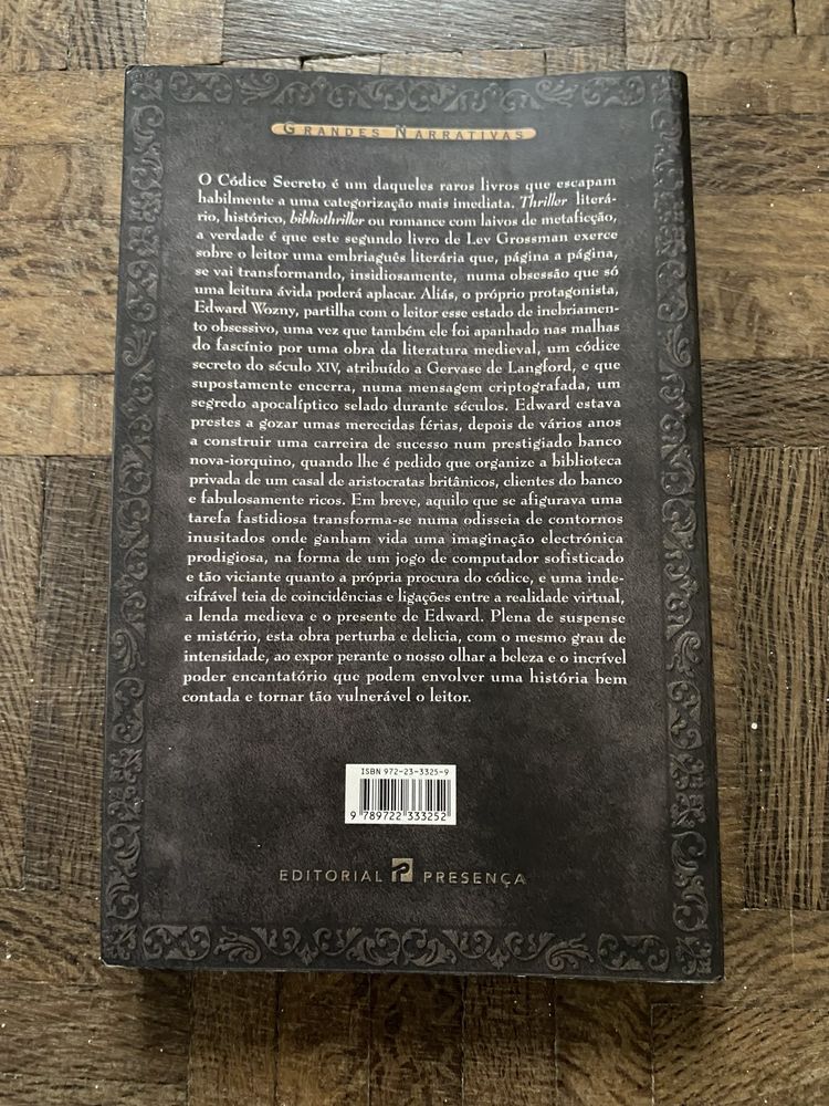 livro "o códice secreto" de lev grossman