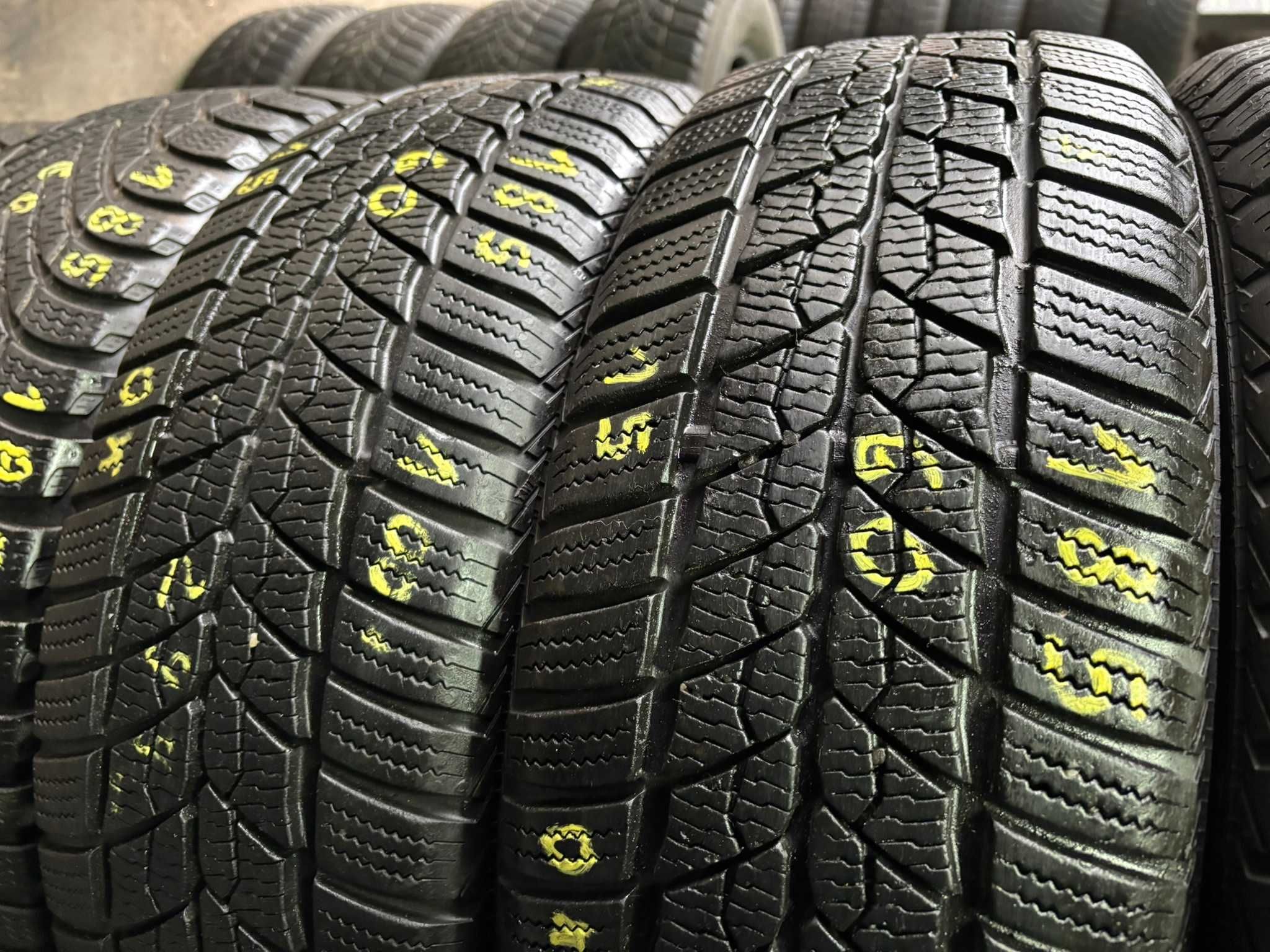 4X Opony Zimowe 185/60R15 84T BARUM POLARIS 2 6.3MM Sprawdzone Całe!