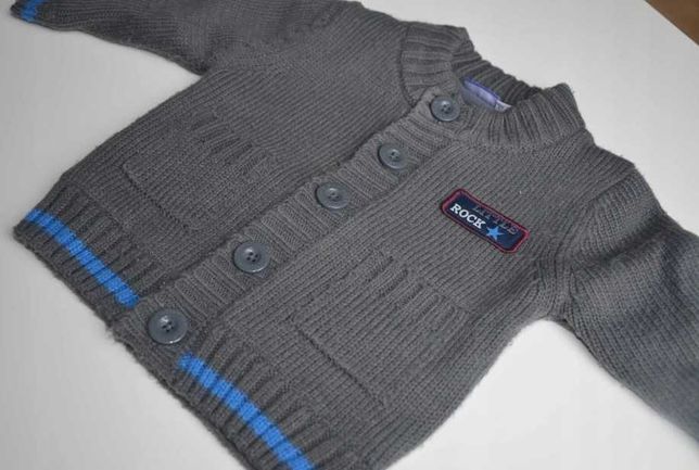 Ciepły sweter rozmiar 62-68 cm (2-6 miesięcy)