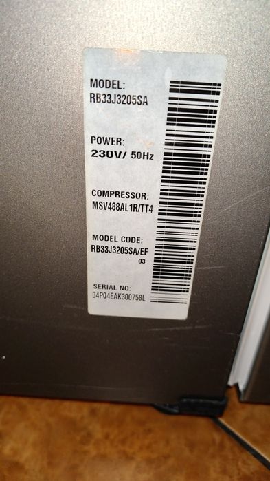 Lodówka Samsung RB33J3205SA A++ gwarancja