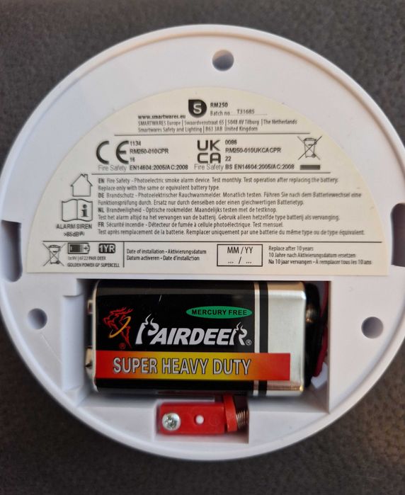 Smartwares RM250 Czujnik dymu