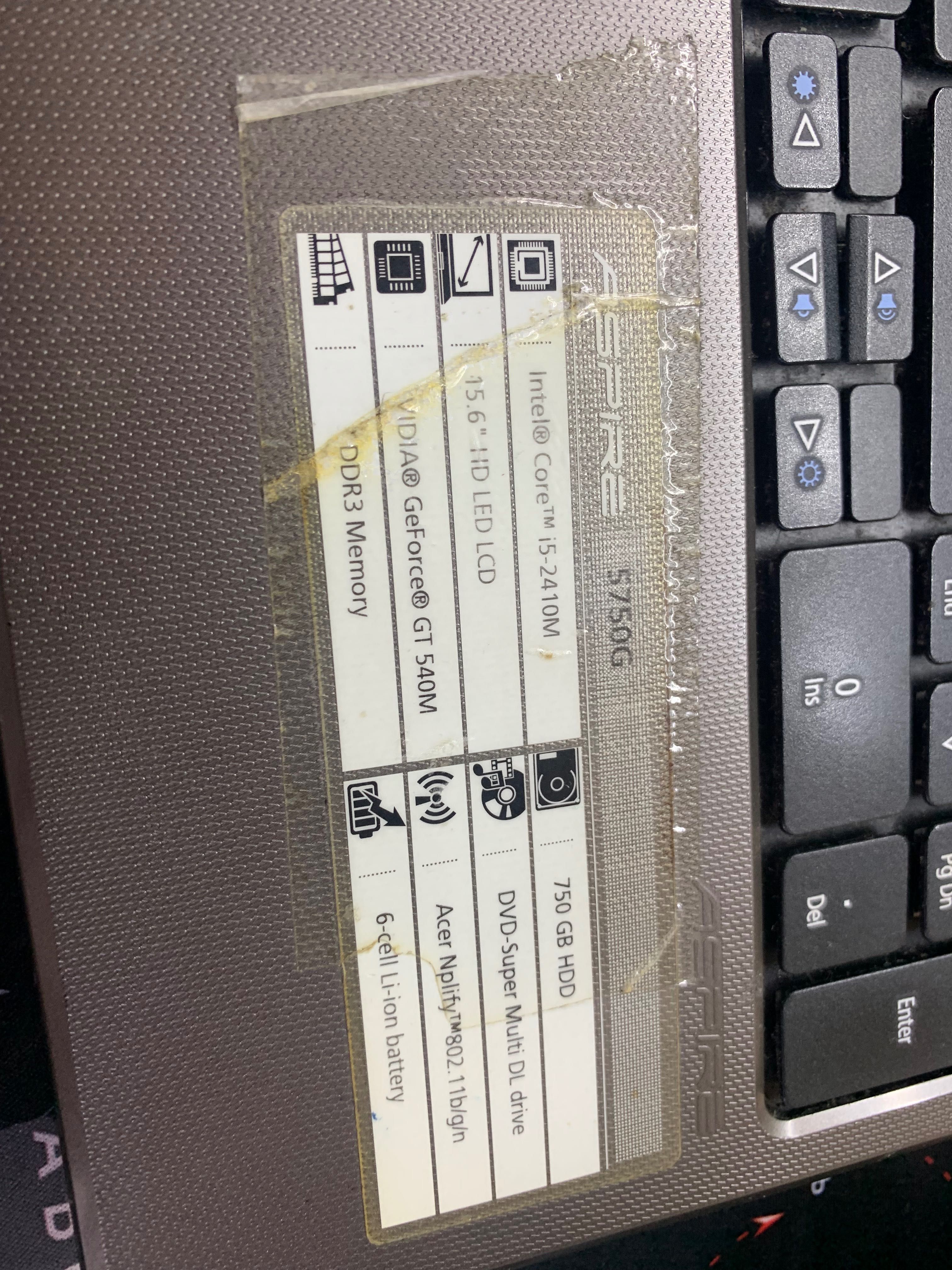 Acer Aspire 5750G