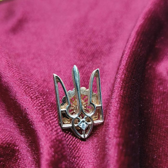 Золотий тризуб, значок, тризуб